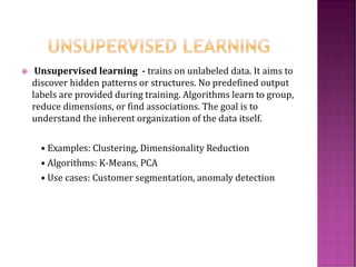 Forms of learning in Artificial intelligence and learning | PPT
