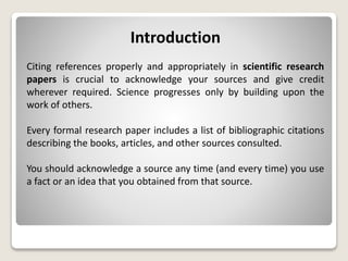 Citation styles in Council of Science Editors style guide | PPT