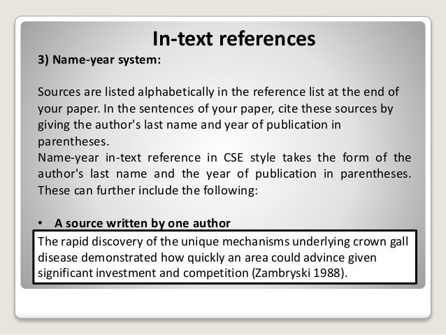 citation styles in council of science editors style guide cse scientific style and format