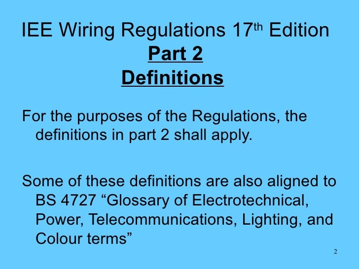 Iee Wiring Regulations 17th Edition Book