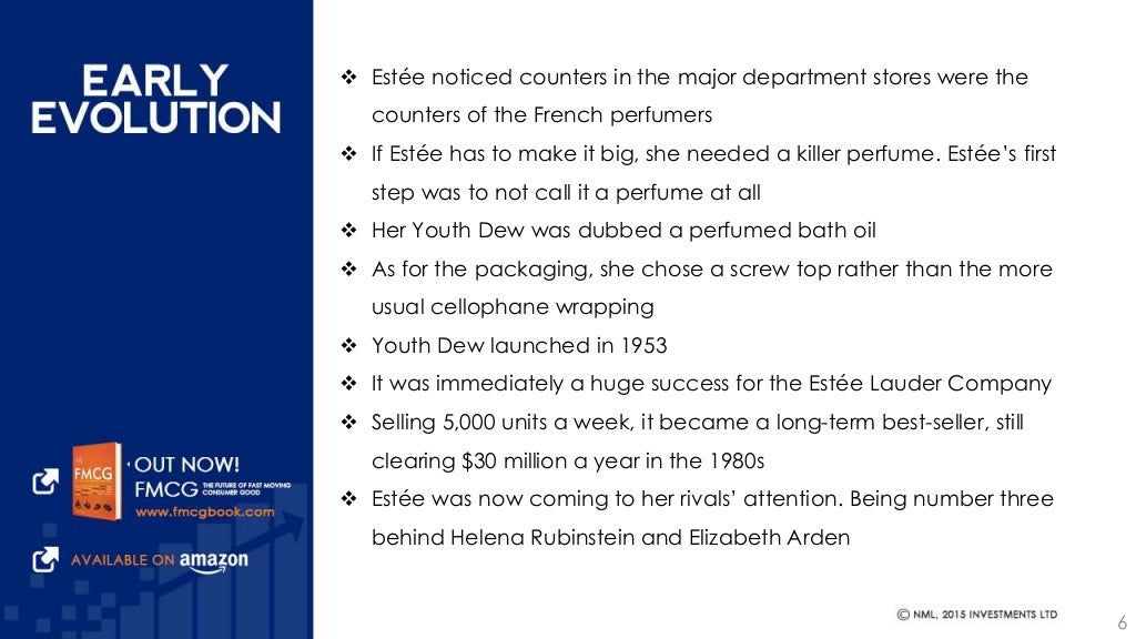 The Estee Lauder Company History, Evolution, Present and the Future