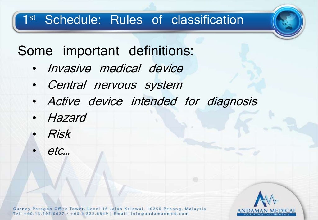 Malaysia Medical Devices Regulations