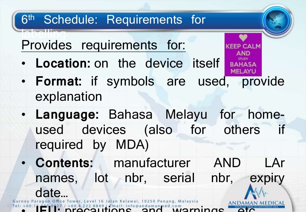 Malaysia Medical Devices Regulations