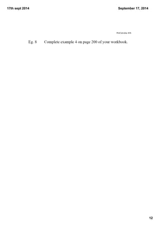 17th sept 2014 
12 
September 17, 2014 
 