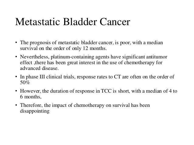 carcinoma urinary bladder management