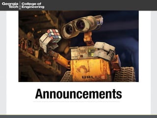 Announcements
 