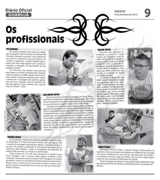 Diário Oficial
                           GUARUJÁ
                                                                                                                                                                      sÁbAdo
                                                                                                                                                                      18 de fevereiro de 2012
                                                                                                                                                                                                        9
                              Os
                              profissionais
                                       ofá dourado                                                                                               Willian TaTToo
                                Um artista completo, esta pode ser a defini-                                                                        Venced or dos prêmio s de
                             ção do tatuador Alex de Souza, do Estúdio Ofá                                                                      revelação e comix na 1ª Con-
                             Dourado, formado em artes e com experiência                                                                        venção de Tatuagem Arte na
                             em pintura autom otiva (person alizaçã o de                                                                        Alma, Willian Benício Sposito é
                            veículos e capacetes), o jovem tatuador guaru-                                                                      o que se pode chamar de artista
                            jaense tem uma longa ligação com a pintura e                                                                        completo. Com 12 anos de ex-
                            considera a tatuagem um instrumento do seu                                                                          periência, ele teve seu primeiro
                            trabalho artístico.                                                                                                 contato com o mundo da tatu-
                                “No meu dia a dia mesclo várias técnicas                                                                        agem em 2000 e confessa que
                            para chegar a um bom resultado final. Quando                                                                        iniciou na profissão de forma
                            comecei a tatuar, em 2008, quando morei na Eu-                                                                      um tanto intuitiva.
                            ropa, estudei a estrutura muscular para compor                                                                          “Come cei a tatuar no ano
                            a minha arte. A tatuagem não pode ser apenas                                                                         2000, a pedido de alguns amigos
                            uma arte fixa, chapada, mas um desenho que                                                                           que gostavam dos meus dese-
                            não seja agressivo e que combine com o tipo de                                                                       nhos. Tudo aconteceu de forma
                            corpo do cliente”, disse.                                                                                            meio intuitiva e fui me especiali-
                                                                                                                                                 zando na arte de eternizar na pele
                                                                                                                                                 as imagens que outras pessoas
                                                                             ilha naTiva TaTToo                                                  querem para si. Meu maior orgu-
                                                                                 Dono do primeiro estúdio de tatuagem do Brasil, Inácio          lho hoje é poder viver da minha
                                                                             da Glória é considerado o bandeirante da tatuagem. Em 1976          profissão e ser reconhecido como
                                                                             levou os traços do seu estúdio para Brasília e, de lá, populari-    tatuador. Minha vida é a tatua-
                                                                             zou sua arte para as regiões Centro-Oeste e Nordeste.               gem”, sentencia Sposito.
                                                                                 “Comecei a me interessar por tatuagem ainda na infância,
                                                                             quando acompanhava meu tio, que era provador de café, ao
                                                                             Porto e ficava maravilhado com os desenhos que os marinhei-
Fotos Pedro Rezende e Diego Oliveira




                                                                             ros faziam em seus corpos. Estudei bastante e ajudei a formar
                                                                             grande parte dos tatuadores brasileiros porque acredito que
                                                                              é necessário estimular a nova geração”, contou. Ele ressalta
                                                                              ainda a importância de realizar a Convenção: “A integração
                                                                              do poder público, da prefeita com a juventude, mostra que
                                                                              Guarujá está dando um passo decisivo para se tornar em
                                                                              breve em destino turístico para os amantes da tatuagem”,
                                                                              comentou.


                                        TEixEira TaTToo
                                     Comandando o tradicional estúdio de tatuagem Teixeira Tatoo,
                                 no Morrinhos II, Evilee dos Santos Teixeira tem sua ligação com
                                 o mundo da tatuagem intimamente ligado a uma homenagem a
                                 seu pai. Foi durante a realização de sua primeira tatuagem que se                                                Tandu TaTToo
                                 interessou pelo trabalho e sentiu a necessidade de mergulhar de                                                    Alessandro Neves da Silva, o popular Tandu, sempre gostou de
                                cabeça neste processo e se tornar um profissional.                                                              desenho e entrou no mundo da tatuagem por influência de um amigo
                                     “Hoje pessoas de 18 a 80 anos procuram os estúdios para                                                    com quem trabalhava em uma rede de supermercados da Cidade e
                                fazer tatuagem, mas é preciso tomar alguns cuidados, como                                                       era tatuador nas horas vagas por hobby, mas sete anos depois figura
                                conversar com pessoas que já tenham feito tatuagens no estúdio                                                  como um dos principais profissionais da Cidade.
                                escolhido e checar se o profissional utiliza materiais descartáveis.                                                “Fazer tatuagem nas pessoas é uma grande responsabilidade e algo
                                Muitas vezes, o preço em um local pode ser mais atraente, mas é                                                 que particularmente me satisfaz, profissionalmente e pessoalmente”,
                                preciso pensar na qualidade do serviço que lhe será oferecido”,                                                 afirmou.
                                lembra Teixeira.
 