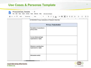 11
 https://docs.google.com/document/d/
130aZmuLal3HzYUTXP8VIw2uLTa2
Yirtscf_x8LaCUHc/edit
Use Cases & Personas Template
 