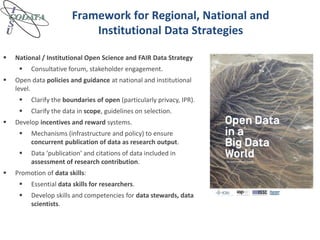 Data as a research output and a research asset: the case for Open Science/Simon Hodson