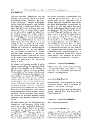 18. LTG-Sitzung am 6. Juli 2010