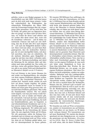 18. LTG-Sitzung am 6. Juli 2010