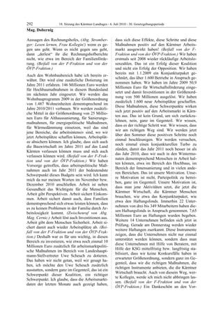 18. LTG-Sitzung am 6. Juli 2010