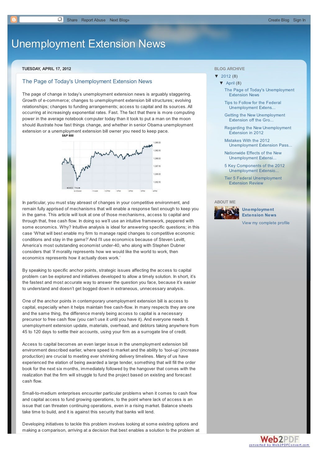 Unemployment Extension Unemployment Extension Bill