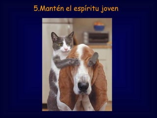  5.Mantén el espíritu joven 
 