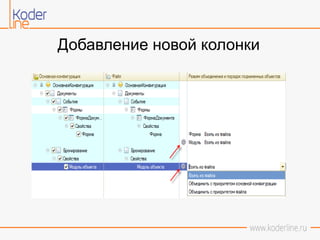 Добавление новой колонки
 