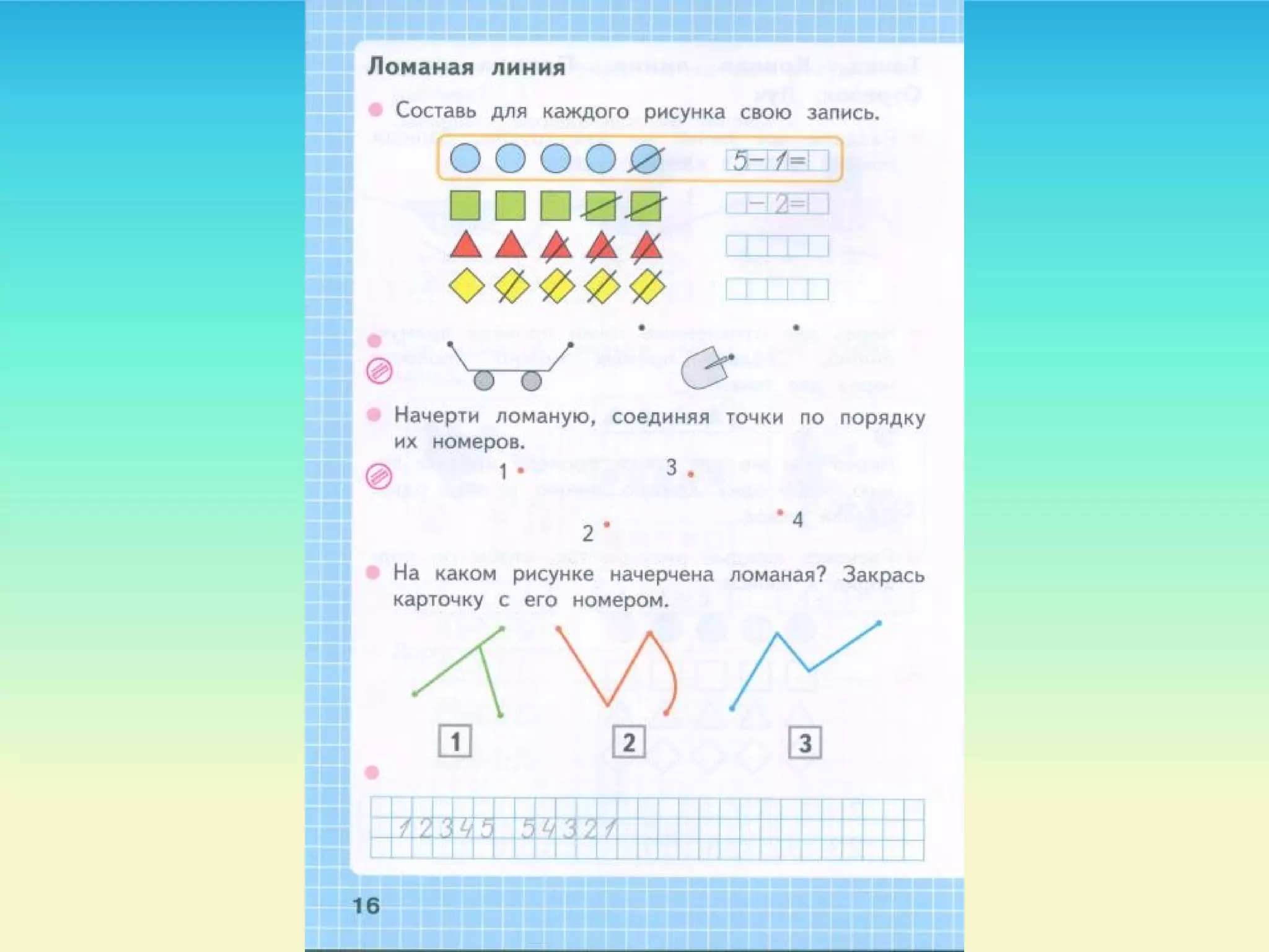 Ломаная линия. Звено. Вершина ломаной