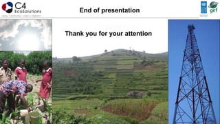 End of presentation
Thank you for your attention
 