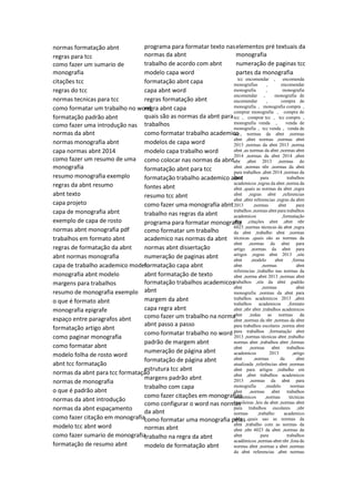 normas formatação abnt
regras para tcc
como fazer um sumario de
monografia
citações tcc
regras do tcc
normas tecnicas para tcc
como formatar um trabalho no word
formatação padrão abnt
como fazer uma introdução nas
normas da abnt
normas monografia abnt
capa normas abnt 2014
como fazer um resumo de uma
monografia
resumo monografia exemplo
regras da abnt resumo
abnt texto
capa projeto
capa de monografia abnt
exemplo de capa de rosto
normas abnt monografia pdf
trabalhos em formato abnt
regras de formatação da abnt
abnt normas monografia
capa de trabalho academico modelo
monografia abnt modelo
margens para trabalhos
resumo de monografia exemplo
o que é formato abnt
monografia epigrafe
espaço entre paragrafos abnt
formatação artigo abnt
como paginar monografia
como formatar abnt
modelo folha de rosto word
abnt tcc formatação
normas da abnt para tcc formatação
normas de monografia
o que é padrão abnt
normas da abnt introdução
normas da abnt espaçamento
como fazer citação em monografia
modelo tcc abnt word
como fazer sumario de monografia
formatação de resumo abnt
programa para formatar texto nas
normas da abnt
trabalho de acordo com abnt
modelo capa word
formatação abnt capa
capa abnt word
regras formatação abnt
regra abnt capa
quais são as normas da abnt para
trabalhos
como formatar trabalho academico
modelos de capa word
modelo capa trabalho word
como colocar nas normas da abnt
formatação abnt para tcc
formatação trabalho academico abnt
fontes abnt
resumo tcc abnt
como fazer uma monografia abnt
trabalho nas regras da abnt
programa para formatar monografia
como formatar um trabalho
academico nas normas da abnt
normas abnt dissertação
numeração de paginas abnt
formatação capa abnt
abnt formatação de texto
formatação trabalhos academicos
abnt
margem da abnt
capa regra abnt
como fazer um trabalho na norma
abnt passo a passo
como formatar trabalho no word
padrão de margem abnt
numeração de página abnt
formatação de página abnt
estrutura tcc abnt
margens padrão abnt
trabalho com capa
como fazer citações em monografias
como configurar o word nas normas
da abnt
como formatar uma monografia pelas
normas abnt
trabalho na regra da abnt
modelo de formatação abnt
elementos pré textuais da
monografia
numeração de paginas tcc
partes da monografia
tcc encomendar , encomenda
monografias , encomendar
monografia , monografia
encomendar , monografia de
encomendar , compra de
monografia , monografia compra ,
comprar monografia , compra de
tcc , comprar tcc , tcc compra ,
monografia venda , venda de
monografia , tcc venda , venda de
tcc., normas da abnt ,normas
abnt ,abnt normas ,normas abnt
2013 ,normas da abnt 2013 ,norma
abnt ,as normas da abnt ,normas abnt
2014 ,normas da abnt 2014 ,abnt
nbr ,abnt 2013 ,normas do
abnt ,normas nbr ,normas da abnt
para trabalhos ,abnt 2014 ,normas da
abnt para trabalhos
academicos ,regras da abnt ,norma da
abnt ,quais as normas da abnt ,regra
abnt ,regras abnt ,referencias
abnt ,abnt referencias ,regras da abnt
2013 ,normas abnt para
trabalhos ,normas abnt para trabalhos
academicos ,formatação
abnt ,citações abnt ,abnt nbr
6023 ,normas técnicas da abnt ,regra
da abnt ,trabalho abnt ,normas
técnicas ,quais são as normas da
abnt ,normas da abnt para
artigo ,normas da abnt para
artigos ,regras abnt 2013 ,site
abnt ,modelo abnt ,forma
abnt ,normas abnt
referencias ,trabalho nas normas da
abnt ,norma abnt 2013 ,normas abnt
trabalhos ,site da abnt ,padrão
abnt ,normas abnt
monografia ,normas da abnt para
trabalhos academicos 2013 ,abnt
trabalhos academicos ,formato
abnt ,nbr abnt ,trabalhos academicos
abnt ,todas as normas da
abnt ,normas da nbr ,normas da abnt
para trabalhos escolares ,norma abnt
para trabalhos ,formatação abnt
2013 ,normas técnicas abnt ,trabalho
normas abnt ,trabalhos abnt ,formas
abnt ,normas abnt trabalhos
academicos 2013 ,artigo
abnt ,normas da abnt
atualizada ,referências abnt ,normas
abnt para artigos ,trabalho em
abnt ,abnt trabalhos academicos
2013 ,normas da abnt para
monografia ,modelo normas
abnt ,normas abnt trabalhos
academicos ,normas técnicas
brasileiras ,leis da abnt ,normas abnt
para trabalhos escolares ,nbr
normas ,trabalho academico
abnt ,quais sao as normas da
abnt ,trabalho com as normas da
abnt ,nbr 6023 da abnt ,normas da
abnt para trabalhos
acadêmicos ,normas abnt nbr ,lista de
normas abnt ,normas a abnt ,normas
da abnt referencias ,abnt normas
 