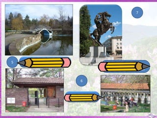 5 Парк “Стратеш”
6
Зоопарк
7
Паметник на
средновековен войн
 