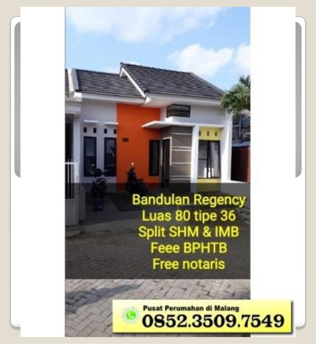 Wa 0852 3509 7549 Rumah Gaya Amerika Malang Rumah Minimalis Malang