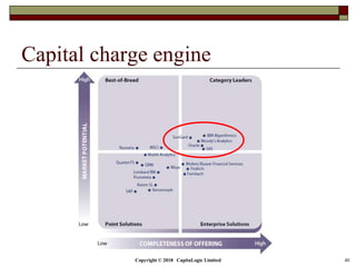 Copyright © 2018 CapitaLogic Limited 40
Capital charge engine
 