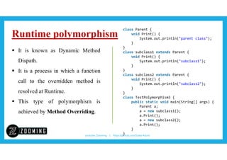 Java Polymorphism | PPT