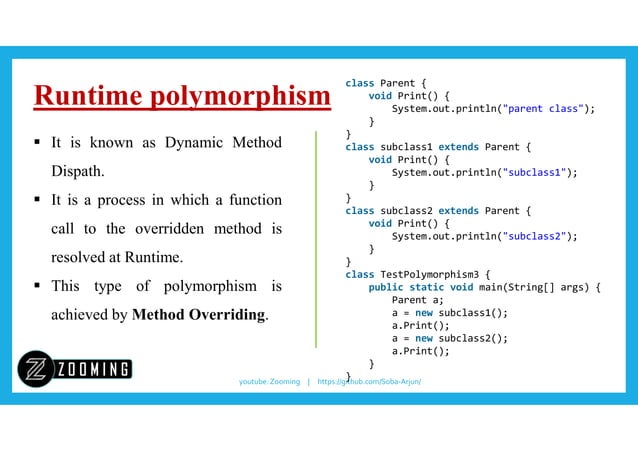 Java Polymorphism | PPT