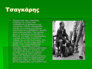 Τσαγκάρης
 Σήμερα όταν λέμε τσαγκάρης
εννοούμε τον τεχνίτη που
επιδιορθώνει τα χαλασμένα μας
παπούτσια. Πολλοί τσαγκάρηδες
γύριζαν τις γειτονιές και μάζευαν
παπούτσια για επιδιόρθωση. Δηλαδή
ήσαν μπαλωματήδες. Πριν χρόνια
όμως, ο τσαγκάρης τα έφτιαχνε ο
ίδιος απ’ την αρχή. Το τσαγκαράδικο,
ο χώρος όπου ήταν στημένος ο
πάγκος του με όλα τα σύνεργα, ήταν
ανοιχτό απ’ το πρωί μέχρι αργά το
βράδυ. Στον πάγκο βρίσκονταν,
βελόνες, σακοράφες, σουβλιά,
σφυράκια, λίμες, τανάλιες καλαπόδια,
που έβαζε μέσα στο παπούτσι. Δεν
υπήρχαν τότε κόλες και μηχανές.
Εκεί, σκυμμένος πάνω από τον
πάγκο του, δούλευε ώρες ατελείωτες
φορώντας πάντα τη χαρακτηριστική
δερμάτινη ποδιά του. Εκεί δεχόταν
και τις παραγγελίες των πελατών του.
 