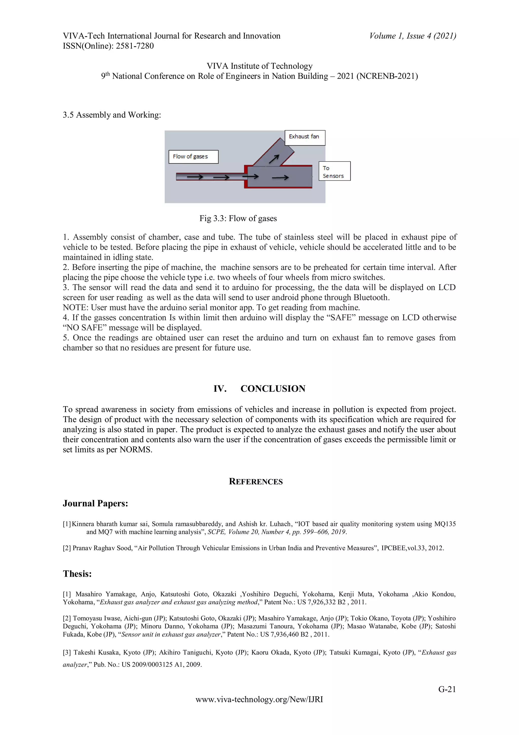 DESIGN AND FABRICATION OF EXHAUST GAS ANALYZER | PDF