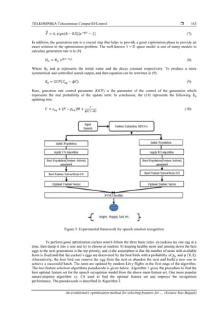 An evolutionary optimization method for selecting features for speech ...