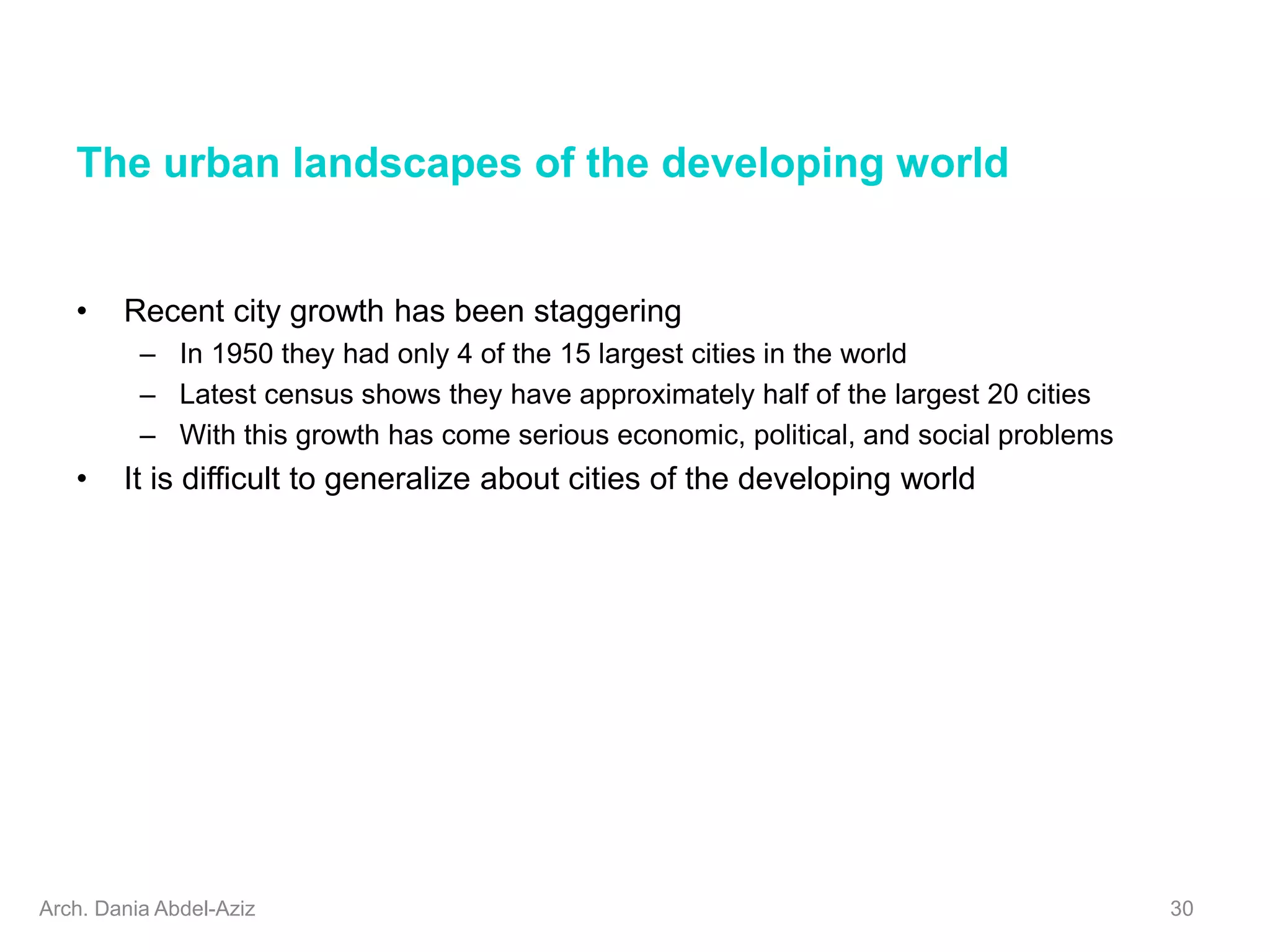history of contemporary architecture - 18. The capitalist city ...