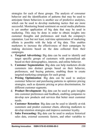 THE USE OF BIG DATA IN CONSUMER BUYING BEHAVIOUR | PDF