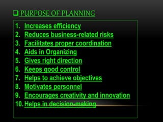 (18).pptx planning function and nature . | PPT