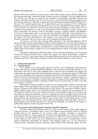 Correlation of learning disabilities to porn addiction based on EEG | PDF