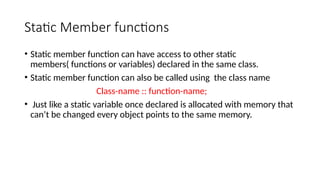 18.Static Data Members and Static member function.pptx