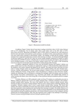 The psychometric properties of students’ attitudes, coping strategies ...