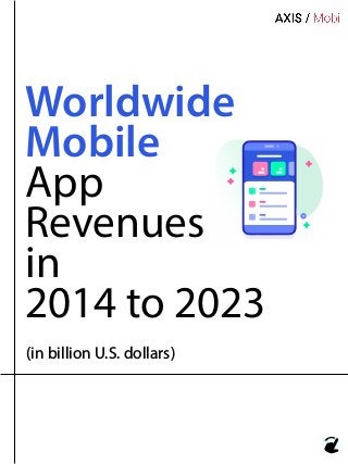 Worldwide
Mobile
App
Revenues
in
to 2023
2014
(in billion U.S. dollars)
 