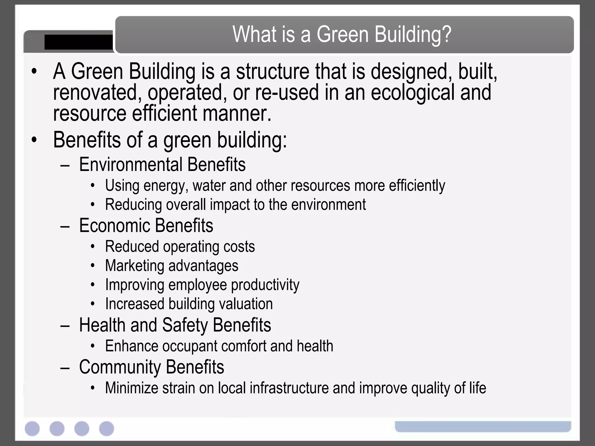 Significant End Uses of Energy   