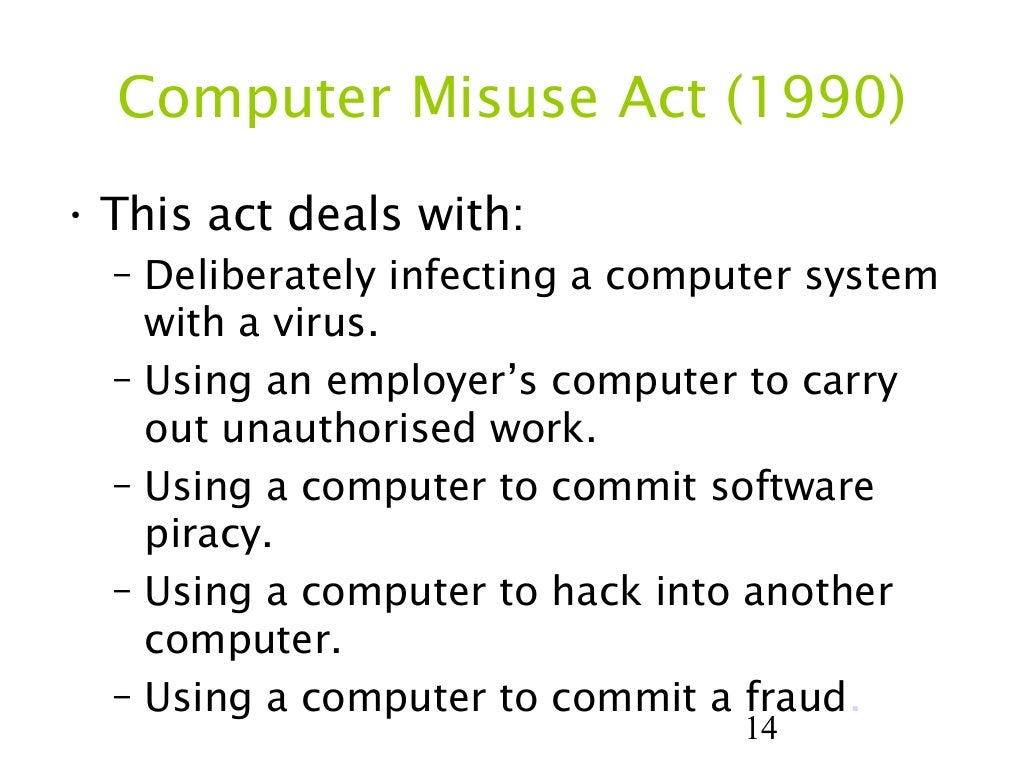 18 computers and the law