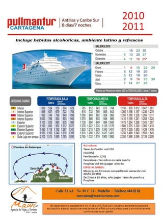 Crucero Pullmantur desde Cartagena