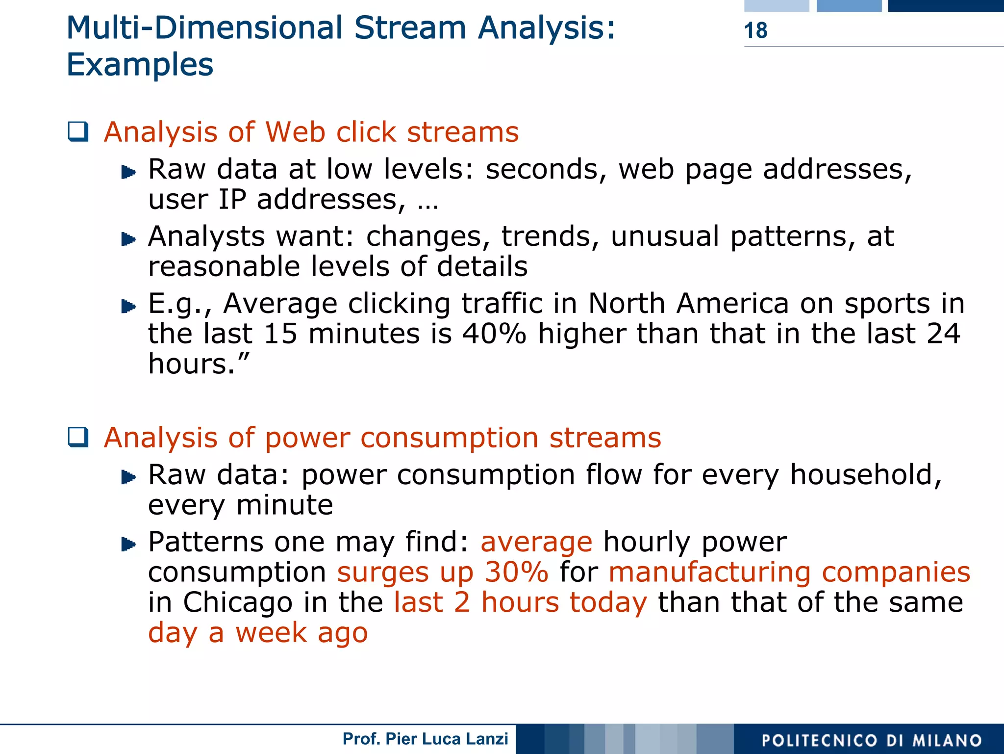 18 Data Streams