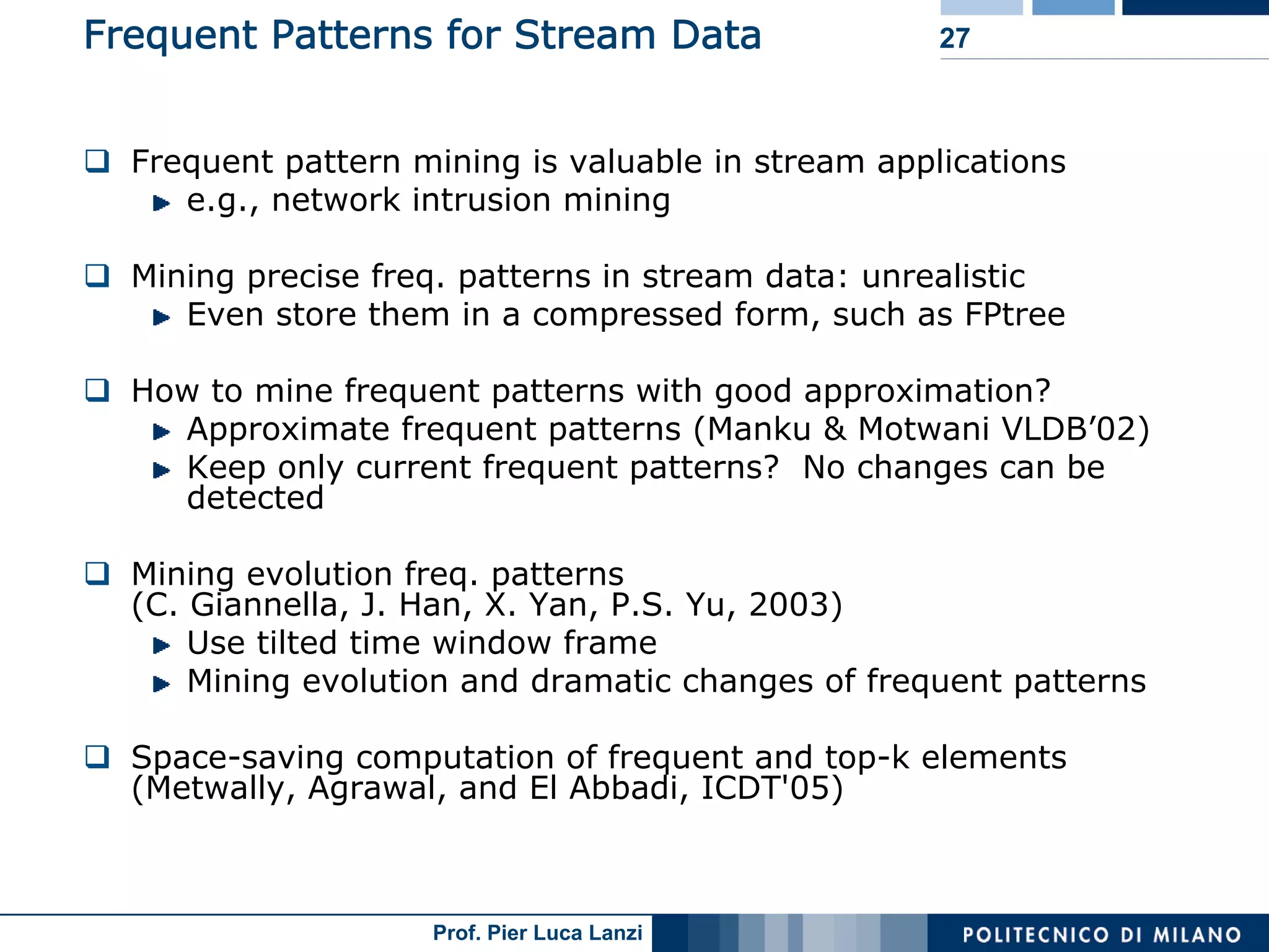 18 Data Streams