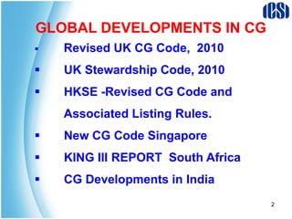 18. developments in corporate governance mr. n.k.jain