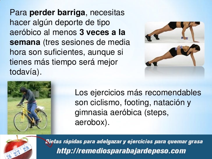Ejercicios para adelgazar barriga rapido