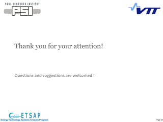 Thank you for your attention!
Questions and suggestions are welcomed !
Page 23
 