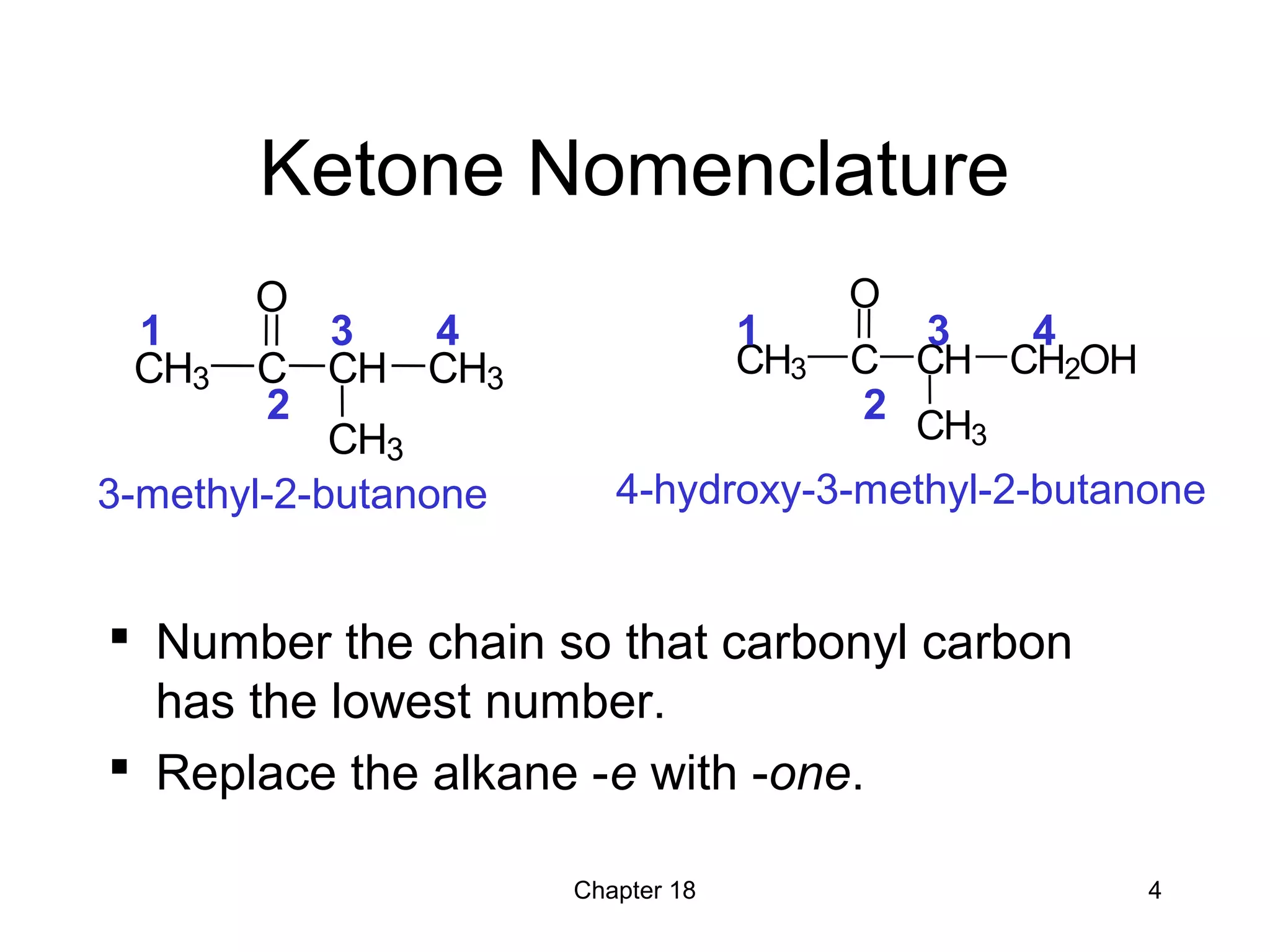 18 - Ketones and Aldehydes - Wade 7th | PPT