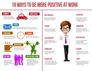 18 more positive ways at work