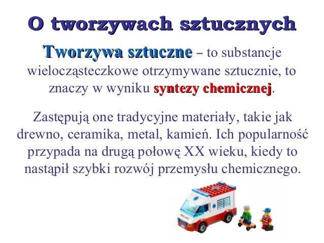 Rodzaje Tworzyw Sztucznych Chemia ćwiczenia 18 rodzaje tworzyw sztucznych