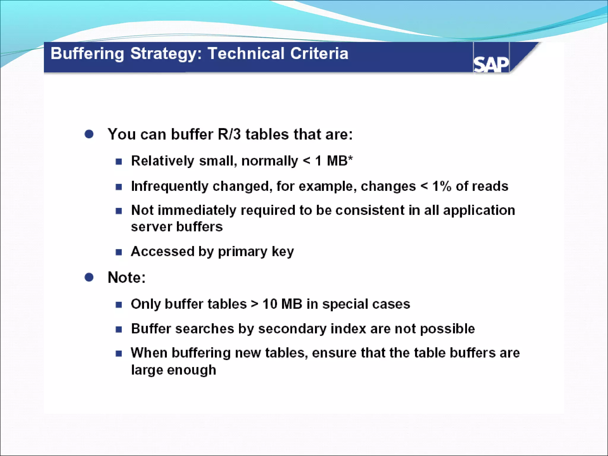 18 sap-table-buffers