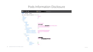 © Copyright 2020 Hysn Pte Ltd, All rights reserved
Pods Information Disclosure
 